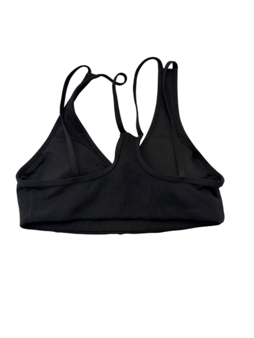 Alo Yoga - Airlift Ribbed Jump Start V-Neck Bra Small - Picture 5 of 7